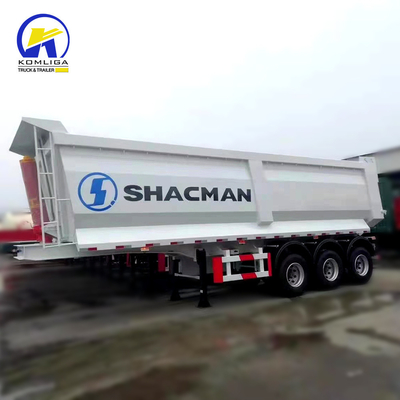 Utility Hydraulic Dump Box Trailer with 90 W mm*13 Thickness mm*10layer Spring Leaf