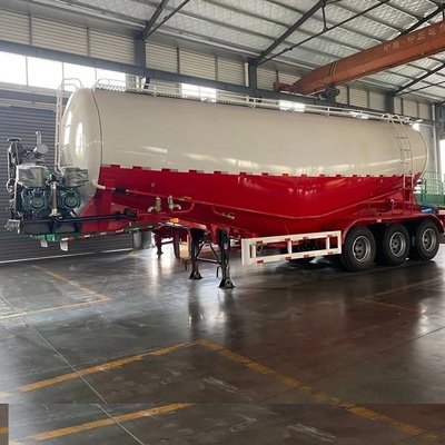 3 Axle 40cbm 50T Load Capacity 60tons Fly Ash Bulker Cement Trailer with Air Compressor