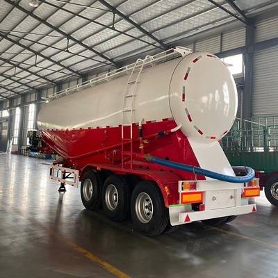3 Axle 40cbm 50T Load Capacity 60tons Fly Ash Bulker Cement Trailer with Air Compressor