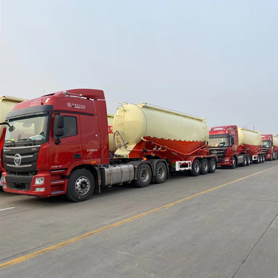 Light Duty 3 Axle Dry Power 35cbm 40cbm 45cbm Bulk Cement Trailer with GCC Certification