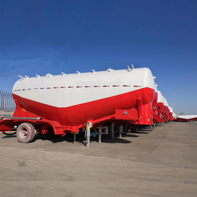 Light Duty 3 Axle Dry Power 35cbm 40cbm 45cbm Bulk Cement Trailer with GCC Certification