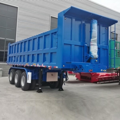90 W mm*13 Thickness mm*10layer Spring Leaf End Dump Trailer for 60ton Coal Transport