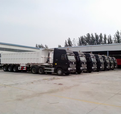 3 Way 35m3 40m3 45m3 Dumper Dump Trailer Tipper for Kenya and Low Maintenance Cost