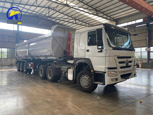3 Axles Heavy Duty Dump Trailer for After-sales Service Techinical Spare Parts Support