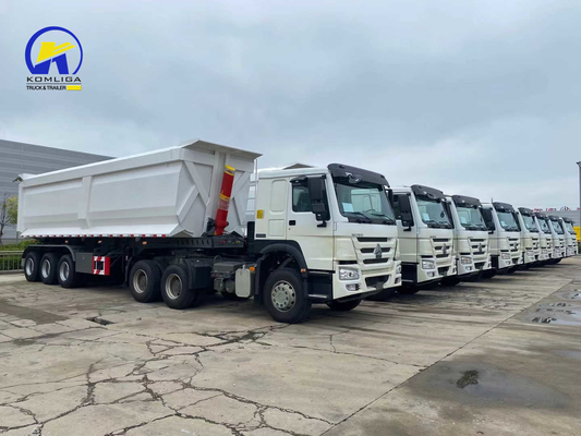 90 W mm*13 Thickness mm*10layer Spring Leaf Semi Truck Trailer with Hydraulic System