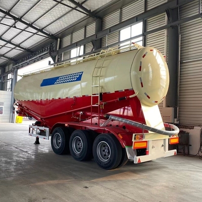 Self-dumping Cement Tank Trailer with Unloading Compressor and Weichai 4102 Engine