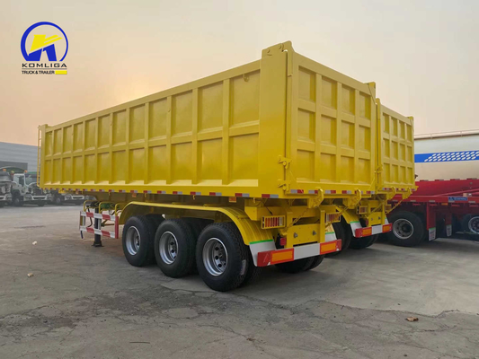 3 Axle 4axle Hydraulic Tipper Dump Trailer with King Pin Jost 2.0 0r 3.5 Inch and Hot