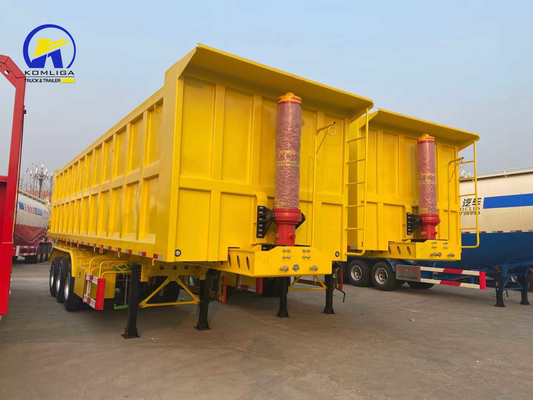 3 Axle 4axle Hydraulic Tipper Dump Trailer with King Pin Jost 2.0 0r 3.5 Inch and Hot