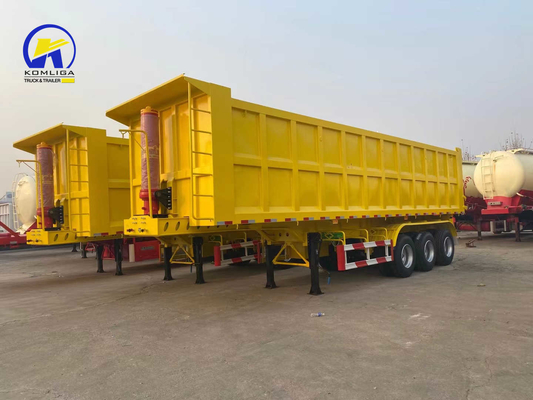 3 Axle 4axle Hydraulic Tipper Dump Trailer with King Pin Jost 2.0 0r 3.5 Inch and Hot
