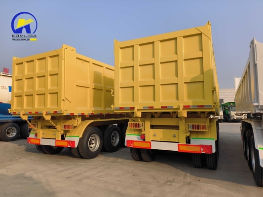 3 Axle 4axle Hydraulic Tipper Dump Trailer with King Pin Jost 2.0 0r 3.5 Inch and Hot