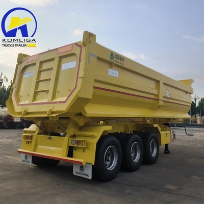 Sinotruk 3/4 Axle Transportation Tipping Tipper Trailer Stone Function Dump Trailer