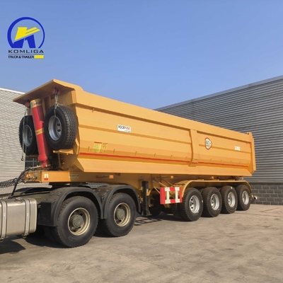 3/4 Axle Tipper Rear Dump Semi Trailer with Heavy Duty Grade and GCC Certification