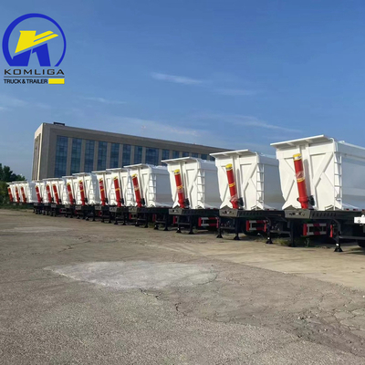 Hydraulic System Dump Trailer for Sinotruk HOWO Heavy Duty Sand Stone Transport Truck