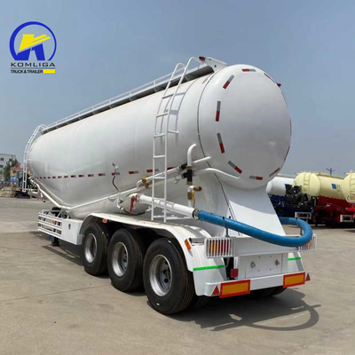 38m3 Three-Axle Cement Tanker Semi Trailer with 1 Compartment and Inner Fluidized Bed