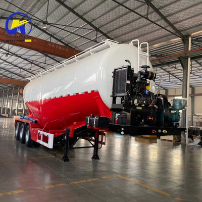 50T Load Capacity ABS Optional 2 Axle 3 Axle Cement Bulker Cement Tanker Semi-Trailer