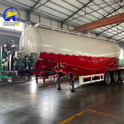 50T Load Capacity ABS Optional 2 Axle 3 Axle Cement Bulker Cement Tanker Semi-Trailer