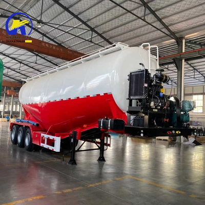 50T Load Capacity ABS Optional 2 Axle 3 Axle Cement Bulker Cement Tanker Semi-Trailer