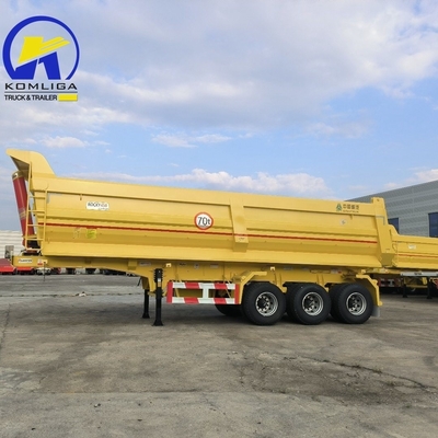 Techinical Spare Parts Support Heavy-Duty Dump Semi Trailer with 50T Load Capacity