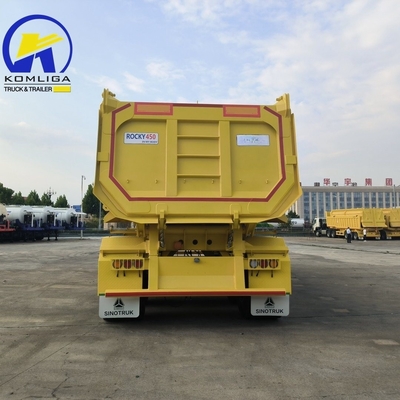 Techinical Spare Parts Support Heavy-Duty Dump Semi Trailer with 50T Load Capacity