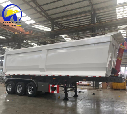 Techinical Spare Parts Support Heavy-Duty Dump Semi Trailer with 50T Load Capacity