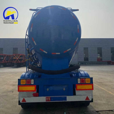 Flatbed 3 Axles 28cbm 40ton Bulk Cement Tank Tanker Trailer with Wabco Re6 Relay Valve