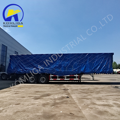 Customized Request 3 Axles Rear Hydraulic Dump Truck Tipping Semi Trailer for Russia