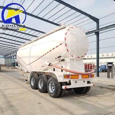 Bulk Cement Tanker Semi Trailer with Standard Safety Guard and 1820mm Tread to Russia