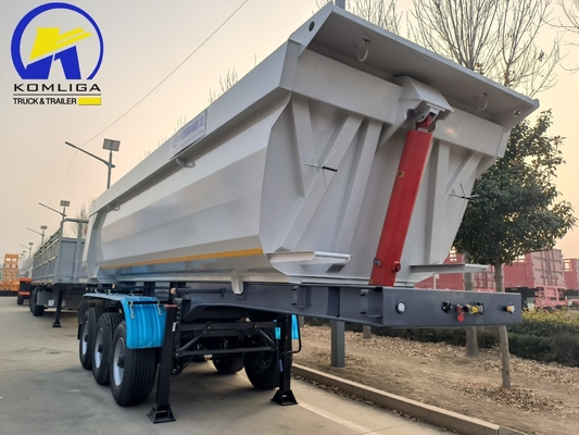 3axle Dump Trailer Tipper Trailer Dumper Semi Trailer for Construction Materials