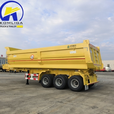 Sinotruk 3axle U Shape 70ton Dump Trailer Dumper Semi Trailer Wabco Braking System
