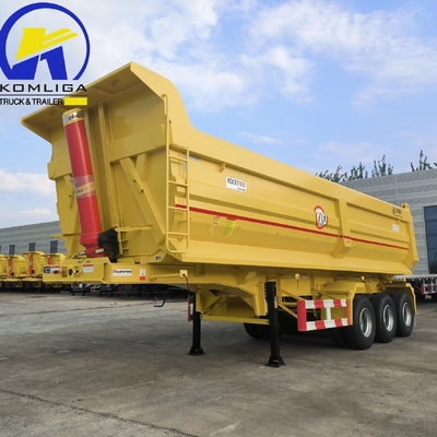Sinotruk 3axle U Shape 70ton Dump Trailer Dumper Semi Trailer Wabco Braking System