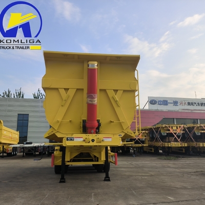 Sinotruk 3axle U Shape 70ton Dump Trailer Dumper Semi Trailer Wabco Braking System