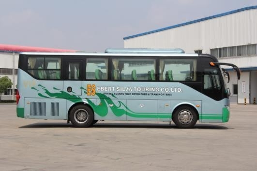 Manual Transmission 2023 40 Seats Coach Bus Rhd LHD for Africa Uganda Zimbabwe Zambia