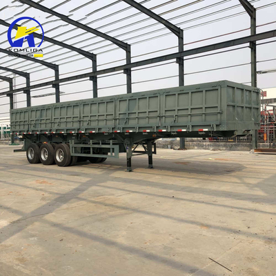 3-Axle Side Dump Trailer Tractor Tipping Semi-Trailer with ABS Anti-lock Braking System