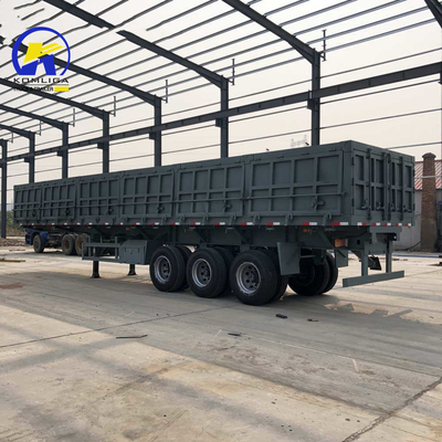 3-Axle Side Dump Trailer Tractor Tipping Semi-Trailer with ABS Anti-lock Braking System