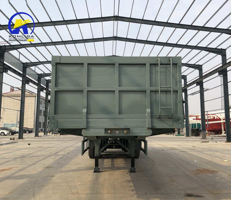 3-Axle Side Dump Trailer Tractor Tipping Semi-Trailer with ABS Anti-lock Braking System