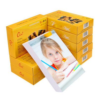 High Glossy Waterproof Inkjet Printing Photograph Photo Paper with 1 Layer and Finish