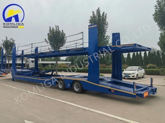 80T Load Capacity GCC Certified Car Carrier Semi Trailer for Transporting to Uzbekistan